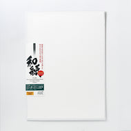 IJ-3331　びざん 純白 (厚口) 手漉き紙 A1サイズ